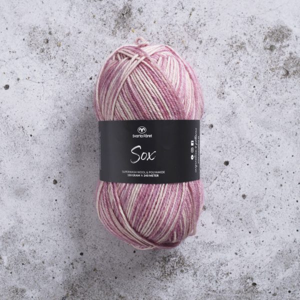 Sox 150 g - stippled pink