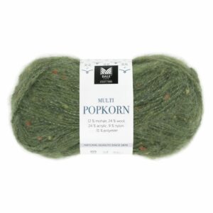 Multi Popkorn, armégrön