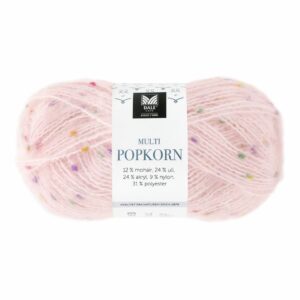 Multi Popkorn, ljusrosa