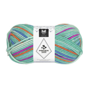 Eventyrlig Garn, tutti frutti ränder, nr 7620