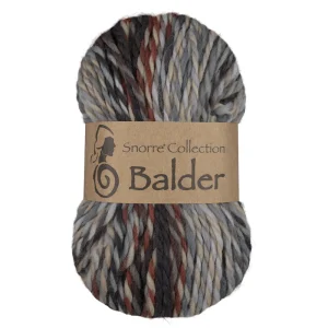 Balder, brun/grå, nr 818, 100 g