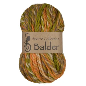 Balder, grön/orange, nr 819, 100 g