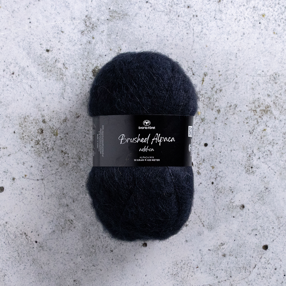 Brushed Alpaca Add-On - 01 Pitch Black