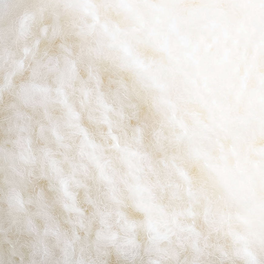 Alpacka Bouclé - 00 White Milk - Bild 2