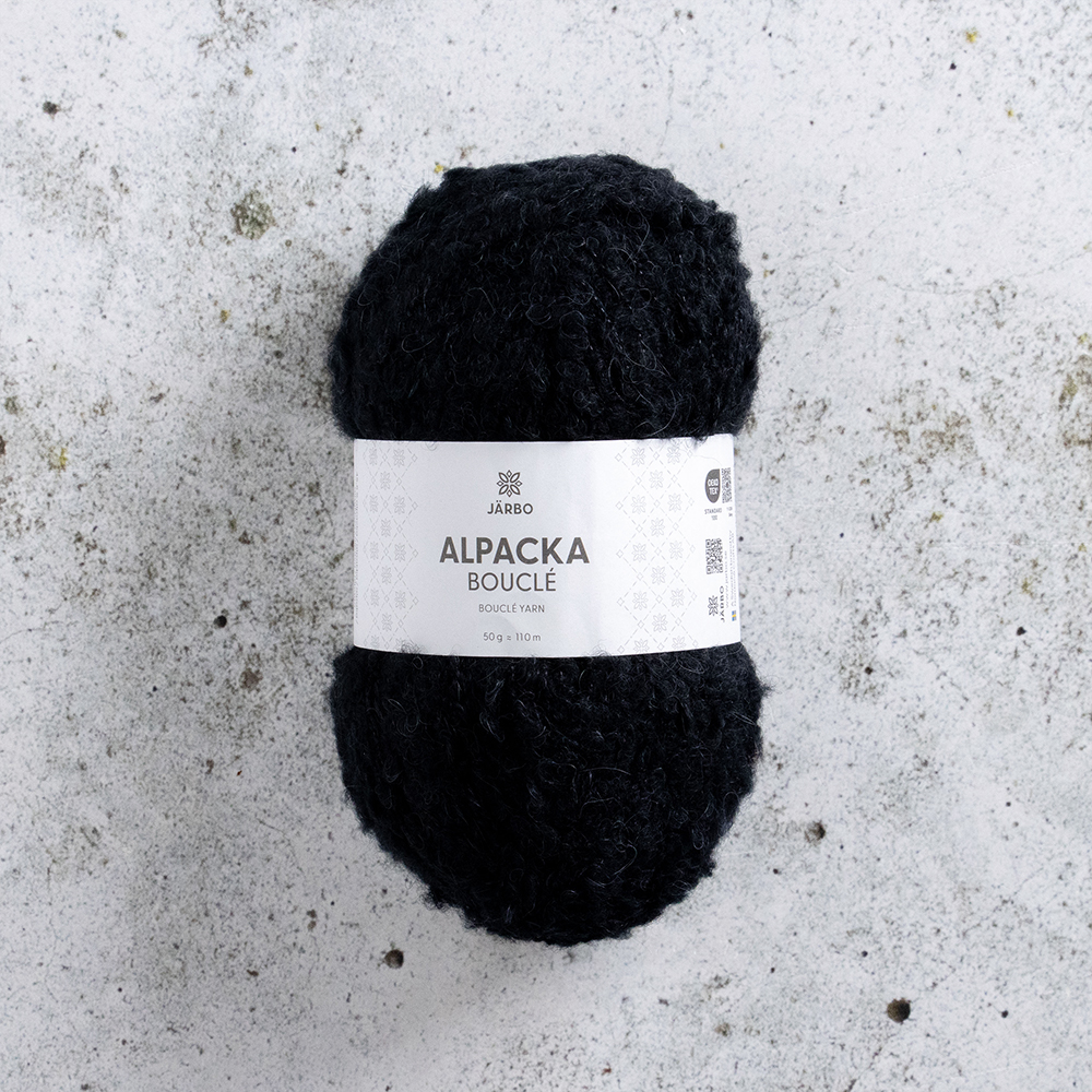 Alpacka Bouclé - 01 Black Raven