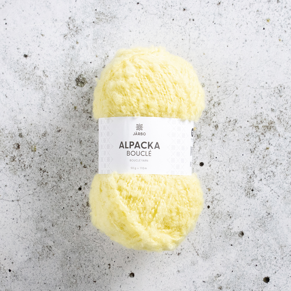 Alpacka Bouclé - 08 Yellow Halo